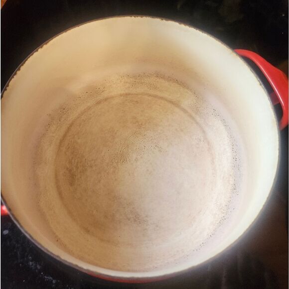 VTG VG Dansk IHQ Købenstyle Red Enamel Jens Quistgaard Dutch Oven 2.5 qt. Pot - Picture 9 of 11